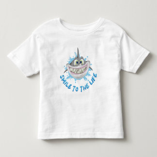 Glimlachende haai in cartoon stijl - Glimlach naar Kinder Shirts