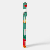 Glimlachende hond met kerstmuts Case-Mate iPhone case (Achterkant / Rechts)