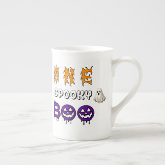 Glimlachende Jack O Lantern Met Halloween Snoep St Porselein Kop