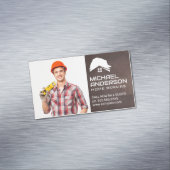 Glimlachende Klusjesman Magnetisch Visitekaartje (Voorbeeld)