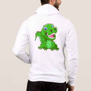 Glimlachende krokodil Cartoon-64836 Hoodie