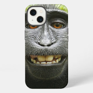 Glimlachende makaak iPhone 13 hoesje