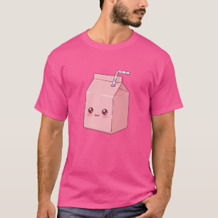 Glimlachende Melkpak – Schattig Zuivel Karakter Co T-shirt