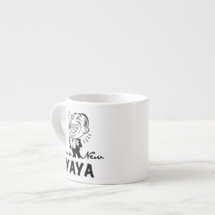 Glimlachende New Yaya Tshirts en geschenken Espresso Kop