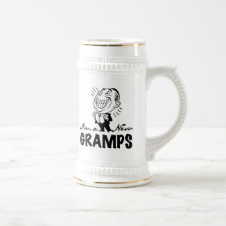 Glimlachende nieuwe Gramps T-shirts en geschenken Bierpul