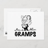 Glimlachende nieuwe Gramps T-shirts en geschenken Briefkaart (Voorkant / Achterkant)