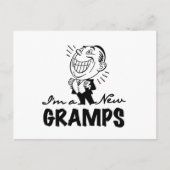 Glimlachende nieuwe Gramps T-shirts en geschenken Briefkaart (Voorkant)