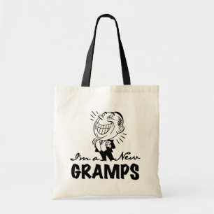 Glimlachende nieuwe Gramps T-shirts en geschenken Tote Bag