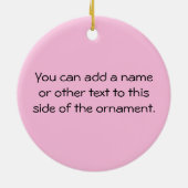 Glimlachende nieuwe Papa T-shirts en geschenken Keramisch Ornament (Achterkant)