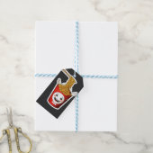 Glimlachende noedels cadeaulabel (Met Touw)