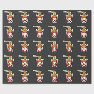 Glimlachende noedels cadeaupapier