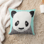 Glimlachende Panda Kussen (Deken)