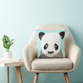 Glimlachende Panda Kussen (Stoel)