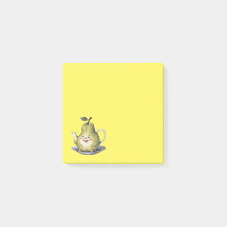 Glimlachende Peertheepot Post-it® Notes