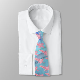 Glimlachende Roze Axolotl Das – Cute Kawaii Design