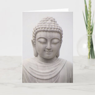Glimlachende sereen Boeddha Inspirerende Liefde Vr Kaart