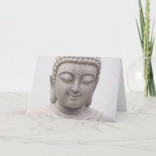 Glimlachende sereen Boeddha Inspirerende Liefde Vr Kaart
