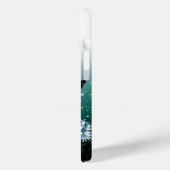 Glimlachende sneeuwman, kardinaal in een sneeuwsto Case-Mate iPhone case (Achterkant / Links)