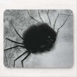 Glimlachende Spin door Odilon Redon, Oude Hallowee Muismat