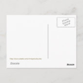 Glimlachende Turkije Top Hat Briefkaart (Achterkant)