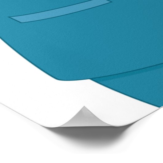 Glimlachende verpleegster met spuit poster (Hoek)