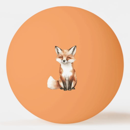 Glimlachende Vos Pingpongballen (Voorkant)