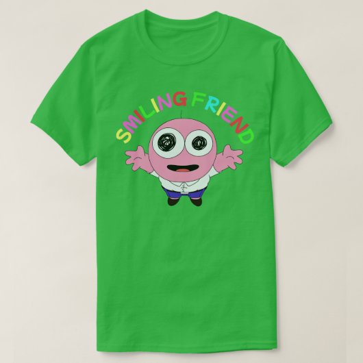 Glimlachende vrienden t-shirt (Design voorkant)
