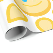 Glimlachende zon Happy Sunshine Cadeaupapier (Rol Hoek)
