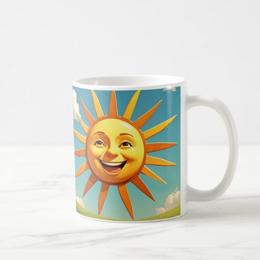 "GLIMLACHENDE ZON" KOFFIEMOK (Rechts)