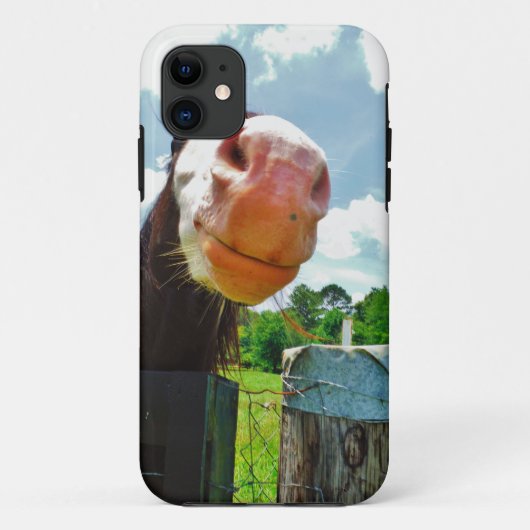 glimlachte paarden Case-Mate iPhone case (Achterkant)