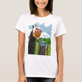 glimlachte paarden t-shirt
