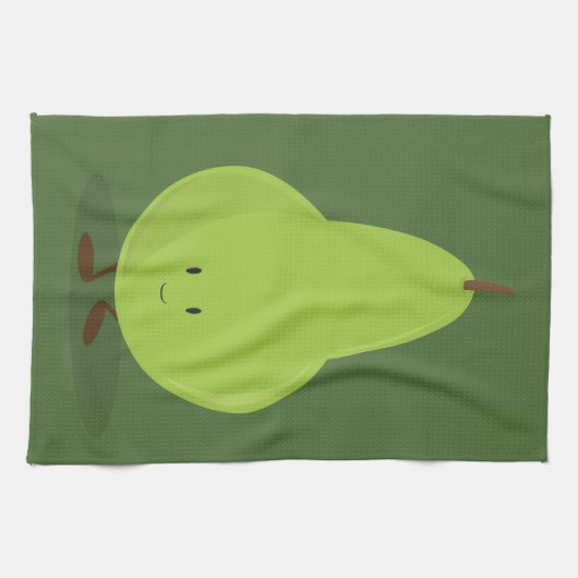 glimlachte peren theedoek (Horizontaal)