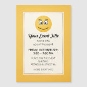 Glimlend gezicht met open ogen (Voorkant)