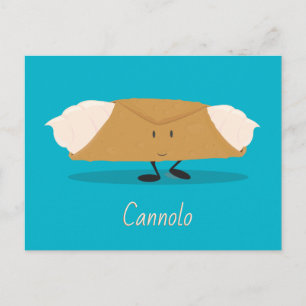 Glimlende cannolo   BRIEFKAART
