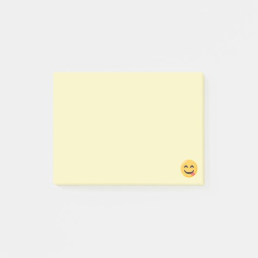 Glimlende kant met Tongue Emoji Post-it® Notes (Voorkant)