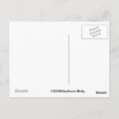 Glimlende krokodille briefkaart (Achterkant)