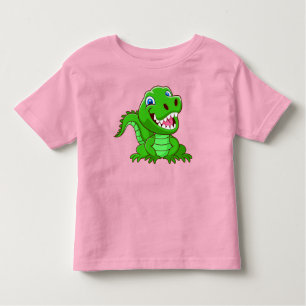 Glimlende krokodille Cartoon Kinder Shirts