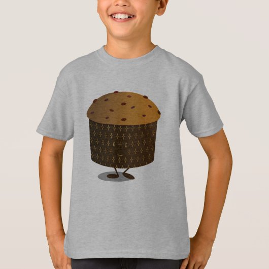 Glimlende Panettone T-shirt (Voorkant)