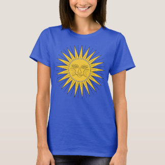  glimlende zon t-shirt