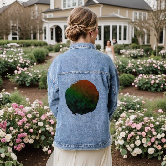 Glimmend Bos Denim Jacket (Huwelijk Achterkant)