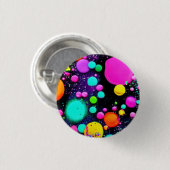 Glimmende Abstracte kunst Ronde Button 3,2 Cm (Voorkant /achterkant)