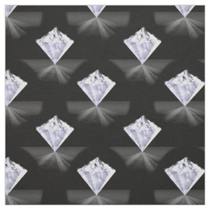 Glimmende Midnight Diamonds Stof