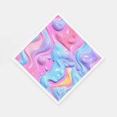 Glimmende Plastic Bubble Abstract Servet (Hoek)