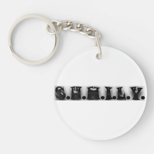 GLIMMENDE SLEUTELHANGER (Voorkant)