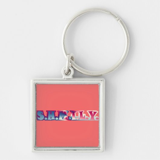 GLIMMENDE SLEUTELHANGER (Voorkant)