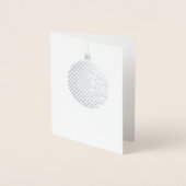 GLIMMER Carte de vacances Silver (Devant)