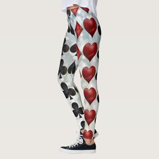 Glimmer Design die Kaart spelen - Afdrukken - Legg Leggings (Links)