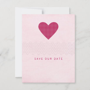 Glimmer Save the Date Valentine Cards