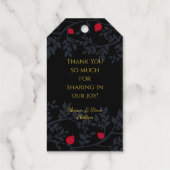 Glimmer Shine Dank u takken & vogels Papercut Cadeaulabels (Achterkant)