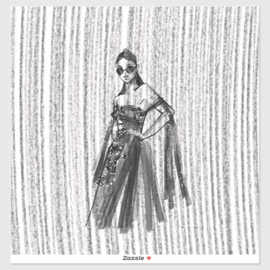 Glimmer Tech couture. Sticker (Vel)